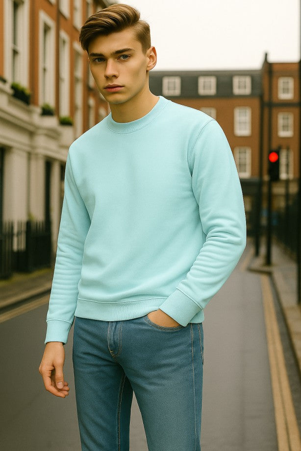 Mint Plain Sweatshirt