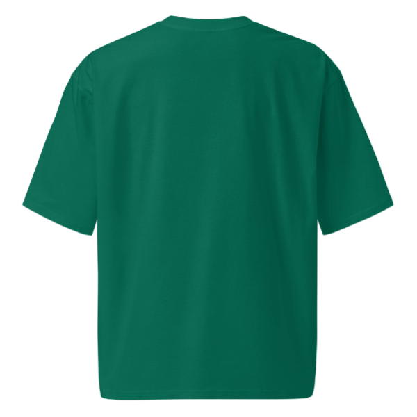 Bear Squad Printed Green Oversized T-Shirt