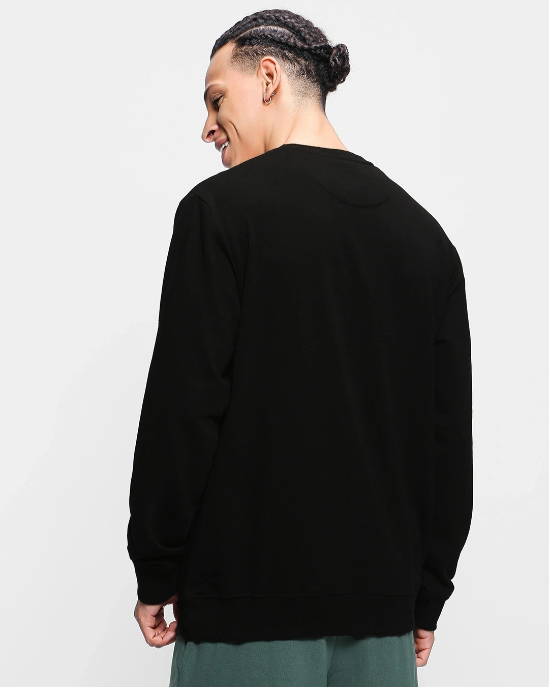 Nirvana Print Black Sweatshirt