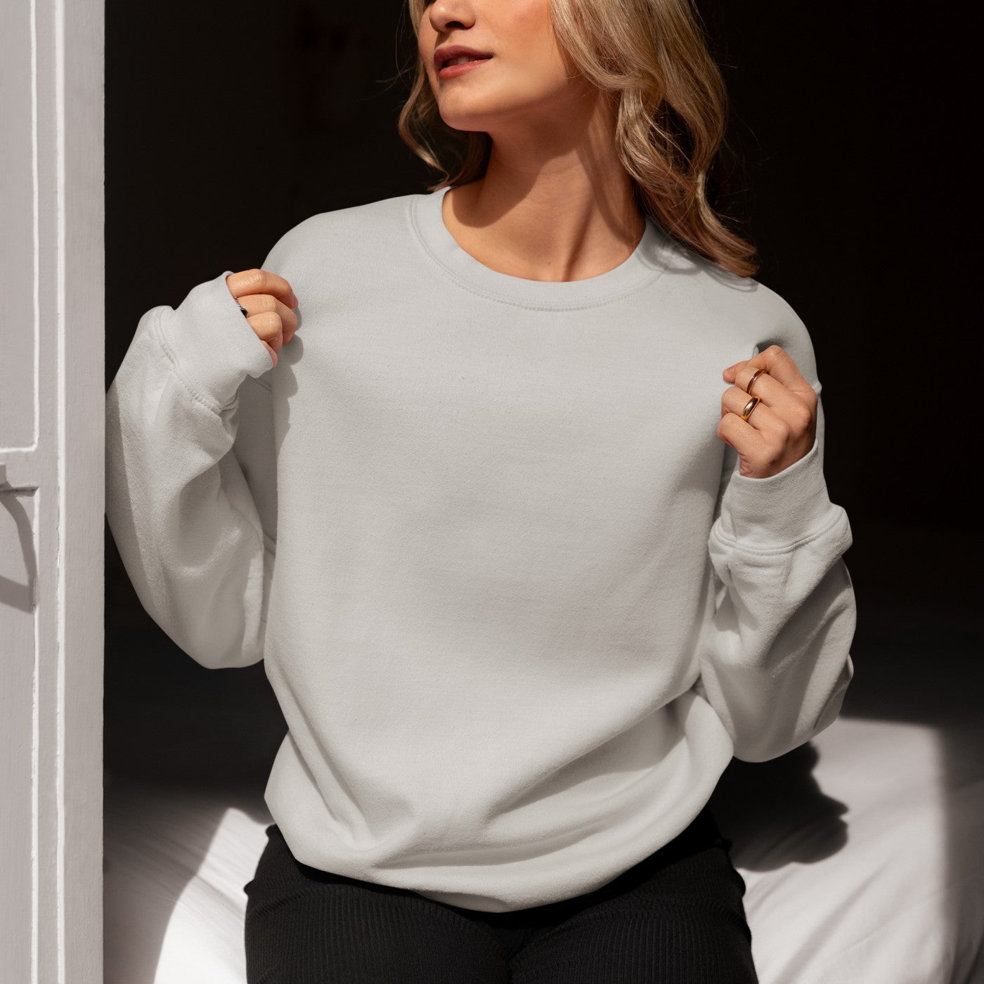 Grey Plain Sweatshirt