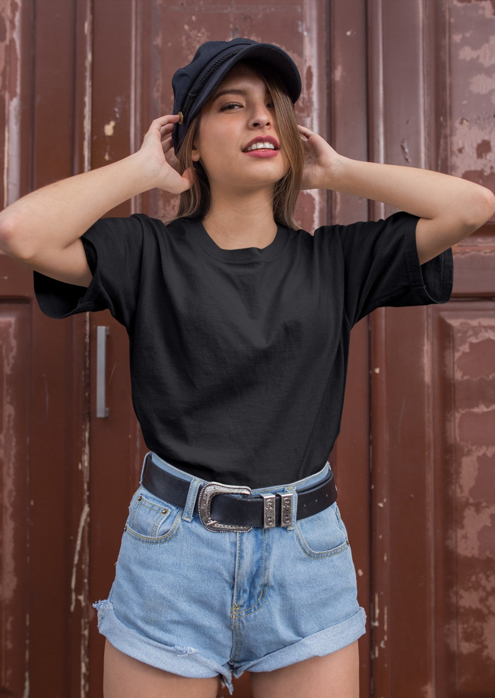 Black Plain T-Shirt