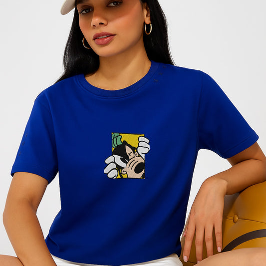 Goofy Embroidered T-Shirt