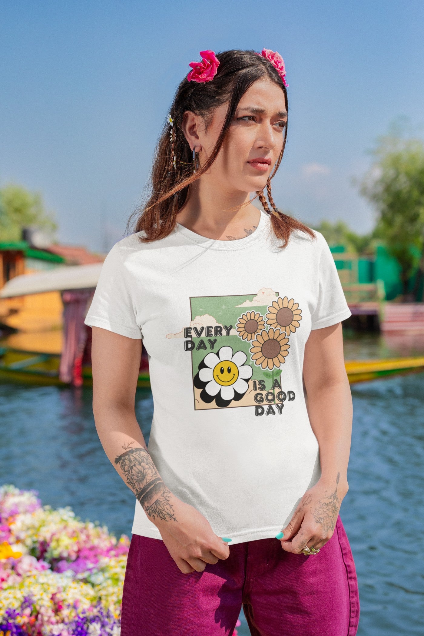 Every Day is a Good Day Print T-Shirt