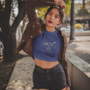 asian girl wearing a crop top template posing at a park a19316 2