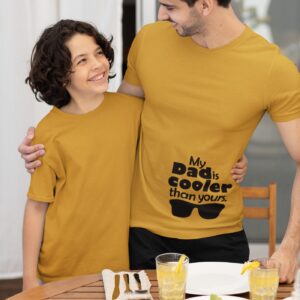 bella canvas tee mockup of a happy man and a boy hugging each other for father s day m39450