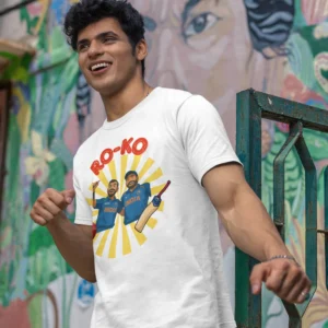 ro ko print ghibli style white t shirt