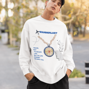 mockup of a trendy young man posing with a sweatshirt m25297 1