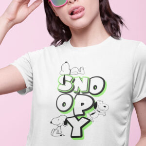 ringer tee mockup featuring a woman with sunglasses taking out her tongue 27180