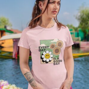 every day is a good day print t shirt