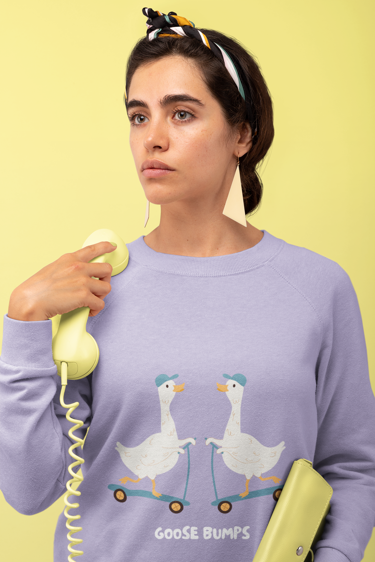 sweatshirt mockup of a woman with a vintage monochromatic setting 32827 sweatshirt mockup of a woman with a vintage monochromatic setting 32827